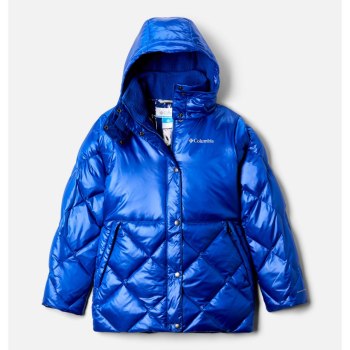 Columbia Jakne Za Djevojčice - Forest Park Down Hooded Puffy Plave | SPWA-63952